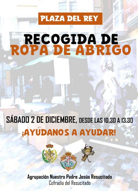 El Jesús Resucitado recoge mantas y ropa de abrigo