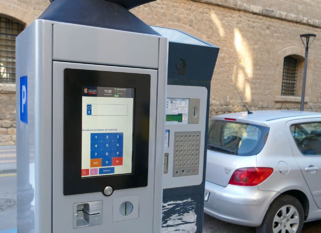 Cartagena estrena nuevos parquímetros con monedero virtual que permiten pagar desde cualquier punto de la ciudad