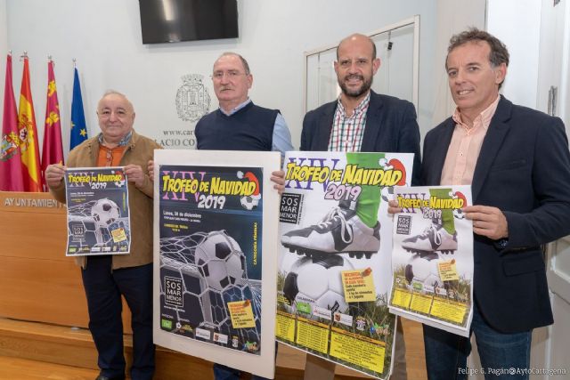 Los Clubes de Fútbol Base de Cartagena reunirá a 90 equipos en un Trofeo de Navidad solidario con los afectados por la DANA