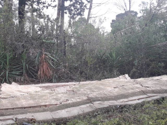 El desplome del muro perimetral de Villa Calamari demuestra, una vez más, la falta de interés e incapacidad del Gobierno regional para proteger el patrimonio histórico de Cartagena