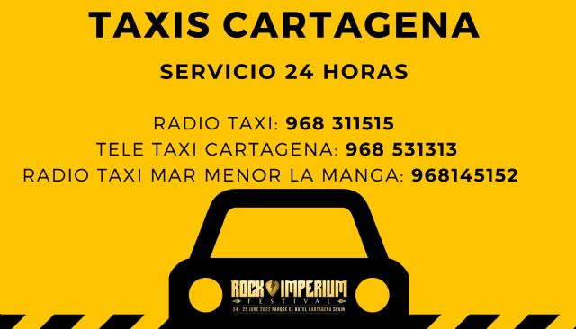 Estación de autobuses, zona ´Techos Bajos´ y disuasorio Eroski-Rambla las tres paradas de taxi para el Rock Imperium Fest