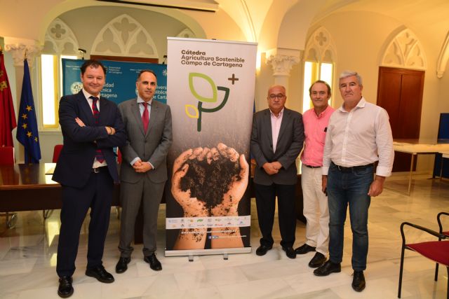 Fundación “La Caixa” se incorpora a la cátedra de Agricultura Sostenible de la UPCT