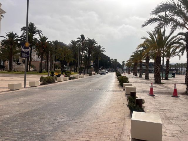 La Autoridad Portuaria informa de un corte de tráfico en el paseo Alfonso XII por obras de mejora del pavimento
