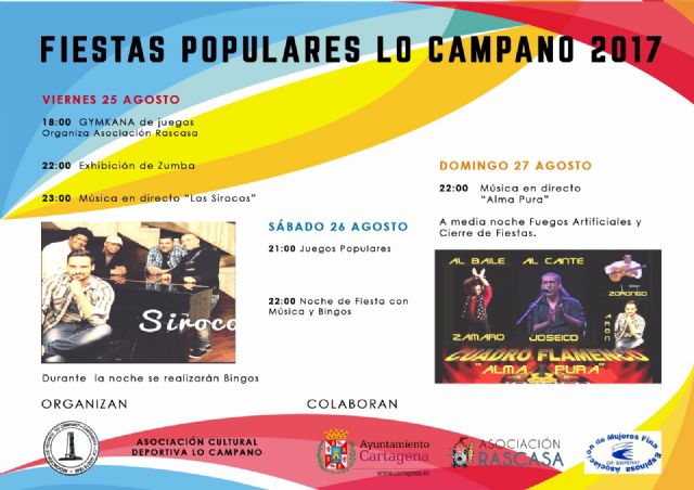 Lo Campano retoma  sus Fiestas Populares tras 12 años de letargo