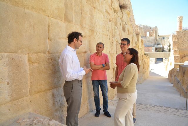 La UPCT desarrolla nuevas técnicas para conservar sillares y pinturas murales romanas