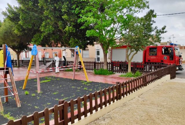 Los agricultores concluyen su labor con la desinfección de Miranda