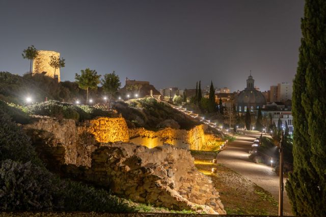 La iluminación monumental del Parque Arqueológico del Molinete pone a Cartagena como ejemplo a nivel nacional