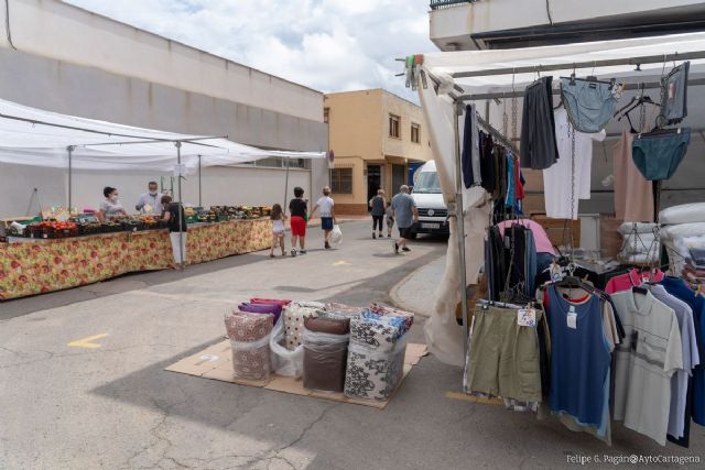 El mercadillo semanal de Los Belones abrirá el 1 de noviembre, festividad de Todos Los Santos
