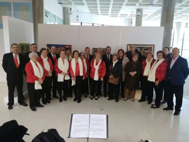 Clausurada la exposicion de arte de los mayores de Alumbres en el Centro Cultural