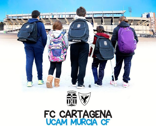Derbi en el Cartagonova para luchar contra el absentismo escolar