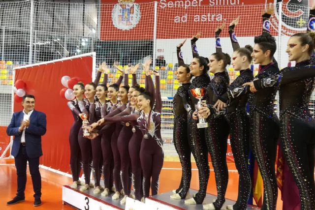 Cartagena acogió el IX Campeonato Autonómico de Gimnasia Estética de Grupos
