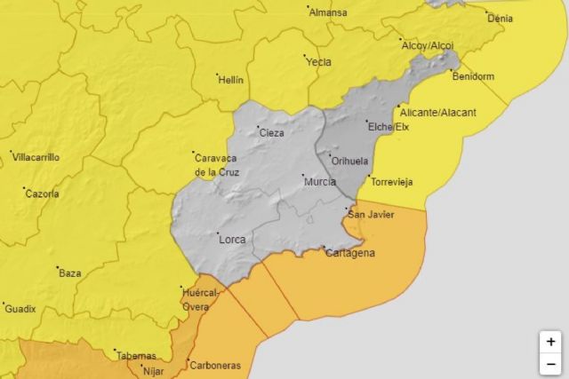 Aviso naranja por viento y fenómenos costeros este miércoles y jueves en Cartagena