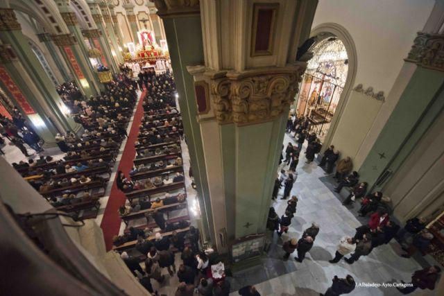 El alcalde asistira a la Eucaristia y Besamano a la Virgen de las cuatro Cofradias cartageneras