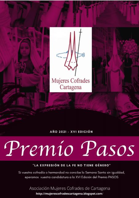 Tres instituciones cofrades finalistas al Premio Pasos 2021