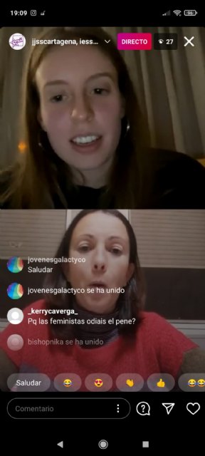 Juventudes Socialistas de Cartagena denuncia los ataques machistas sufridos durante la entrevista en directo realizada al IES San Isidoro