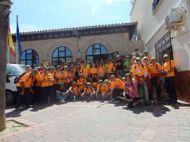 La peregrinacion jubilar de mayores del programa Senderismo Senior llega a Mula