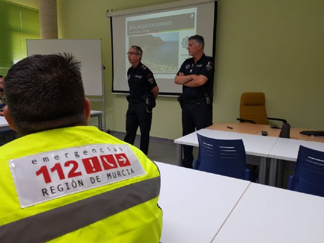 La Policía Local de Cartagena colabora en la formación de los voluntarios de Protección Civil