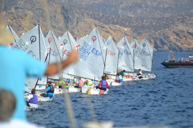 Innovación como atractivo de la regata de Optimist IV Trofeo Spar Ciudad de Cartagena