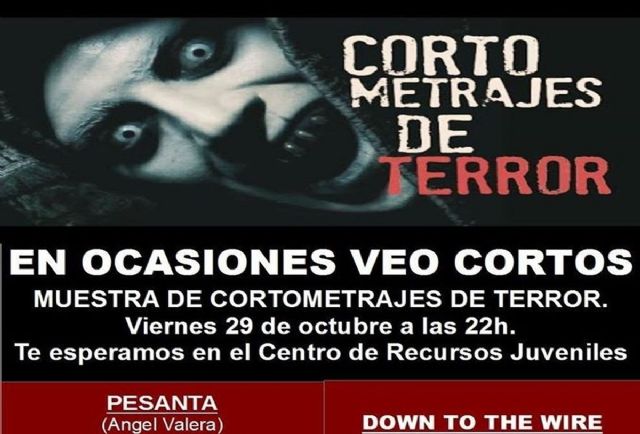 El Centro de Recursos Juveniles acogerá la segunda muestra de cortometrajes de terror