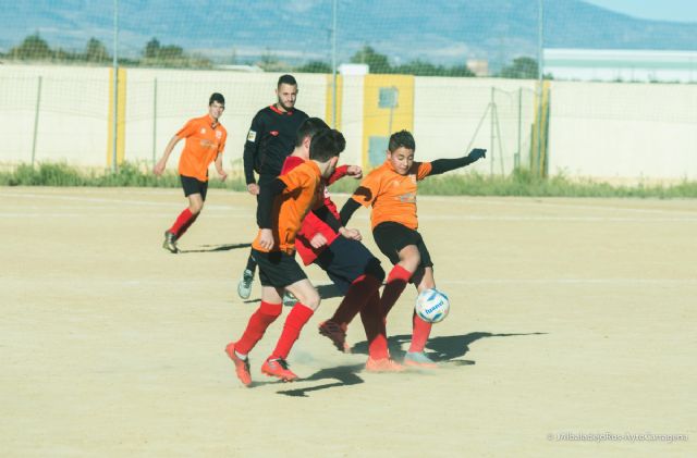 E.F. La Aljorra y A.D. Franciscanos en futbol 5 y C.D. Maristas, Cartagena F.C. y A.D. La Isla en futbol 7 los mejores en el primer tercio de la Liga Comarcal de Futbol Base