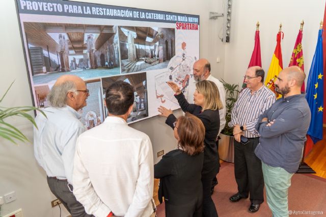 La Catedral de Cartagena se protegerá con una cubierta de madera de aspecto flotante