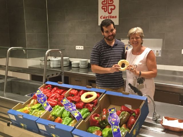 Donación de frutos del Campo de Cartagena a Caritas