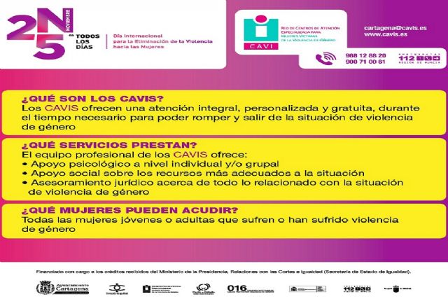 Igualdad lanza su campaña, ´25 de noviembre es todos los días´, con motivo del Día Internacional para la eliminación de la violencia hacia las mujeres
