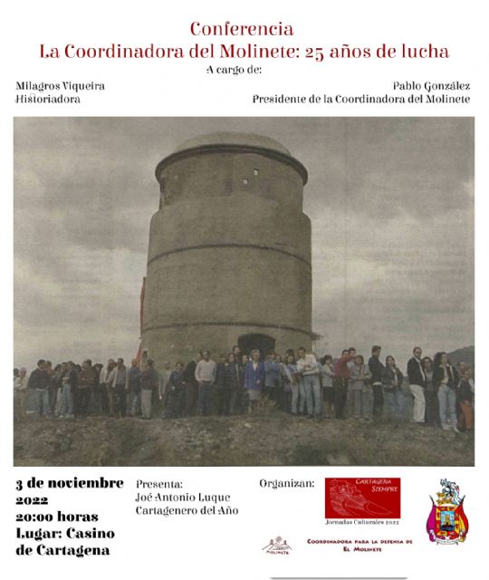 La Coordinadora del Molinete inicia las celebraciones de su 25 aniversario con una charla