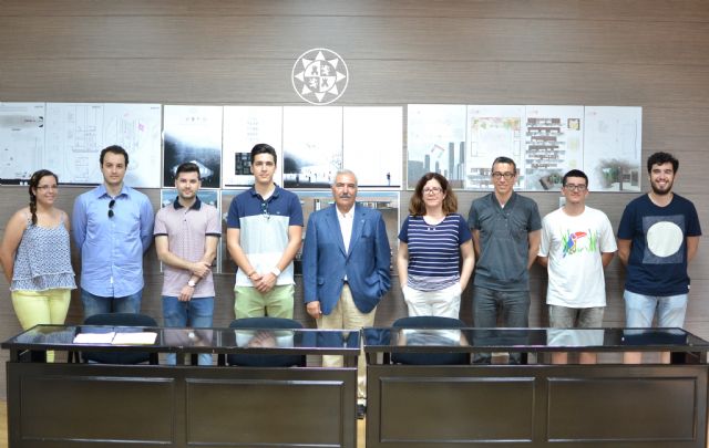 Pladur premia el pabellón traslúcido y permeable de dos estudiantes de Arquitectura de la UPCT