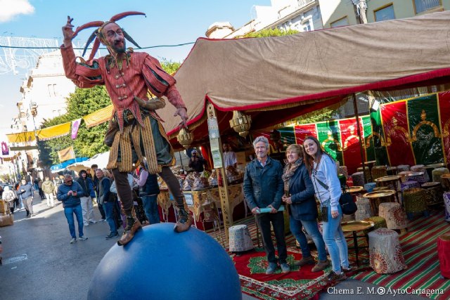 El Mercado Medieval abre sus puertas en Cartagena a un fin de semana de gastronomía, artesanía y actividades para toda la familia