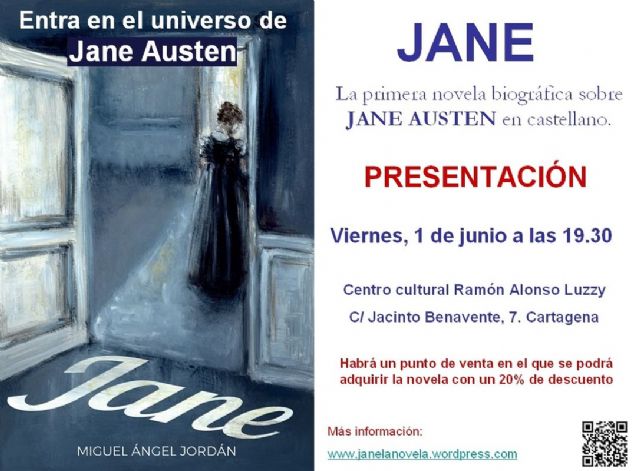 El universo de Jane Austen en una novela escrita por el cartagenero Miguel Ángel Jordán
