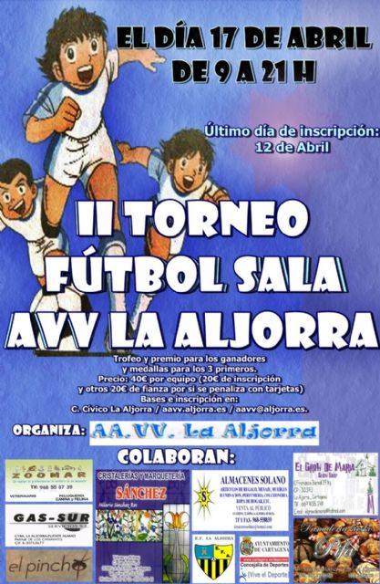 El Jeves Santo, II Torneo de Fútbol Sala en La Aljorra