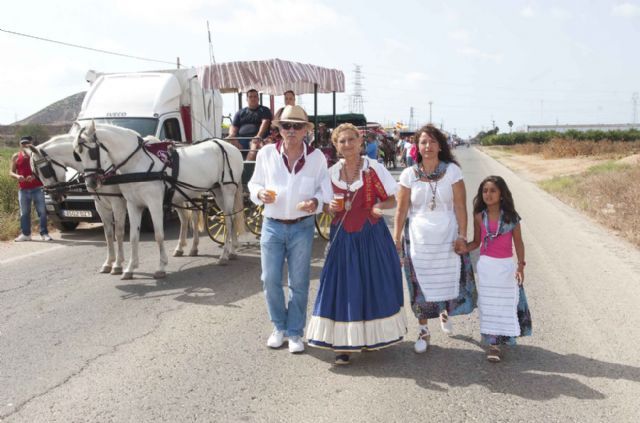 Carretas y carruajes se preparan para los 30 kilómetros de Romería de San Ginés