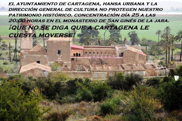 SPCT apoya la concentración en defensa del Monasterio de San Ginés de la Jara