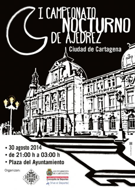 Cartagena celebrará el primer Campeonato de Ajedrez a la luz de la luna