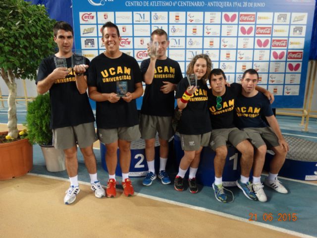 El UCAM Primi Sport Tenis de Mesa vuelve de Antequera con cuatro podios