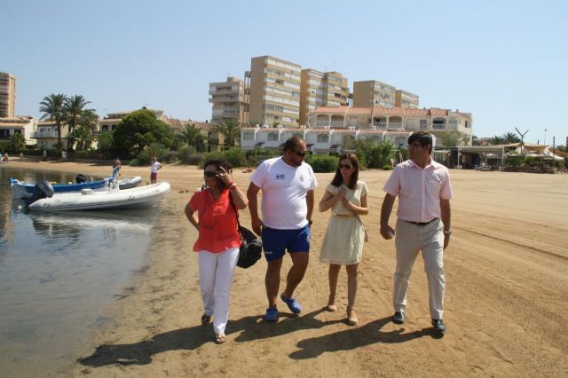 Castejón supervisa el estado de las playas de cara al inicio de la temporada de vacaciones