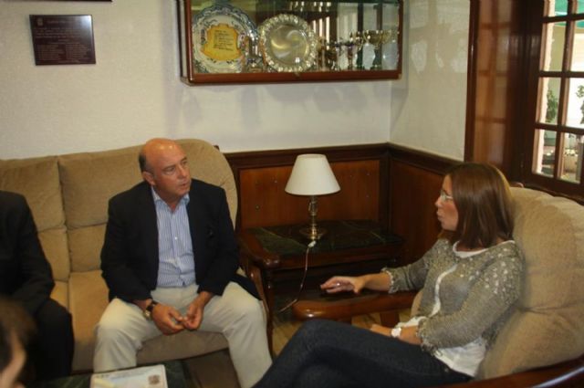 Castejón y Segado visitaron el Club de Tenis de Cartagena