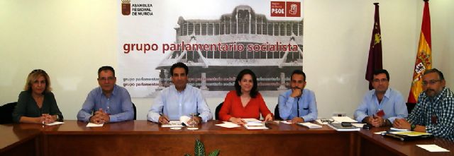 El PSOE se reúne con el AMPA del IES Mediterráneo para escuchar sus denuncias por las graves deficiencias y carencias del centro