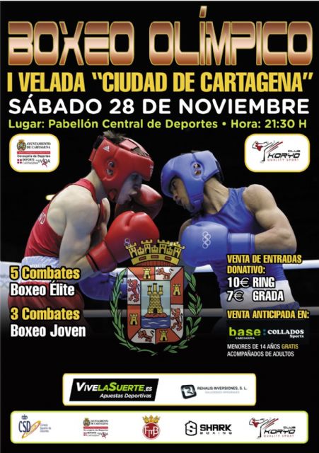 Llega la I Velada Ciudad de Cartagena de Boxeo Olímpico