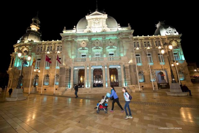 El Palacio Consistorial se iluminara de verde por el Dia Mundial Contra el Cancer
