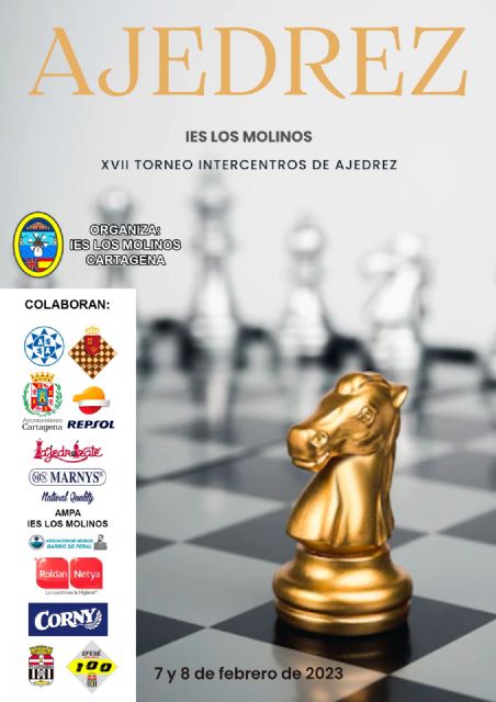 Más de doscientos estudiantes competirán el Torneo Intercentros de Ajedrez del IES Los Molinos
