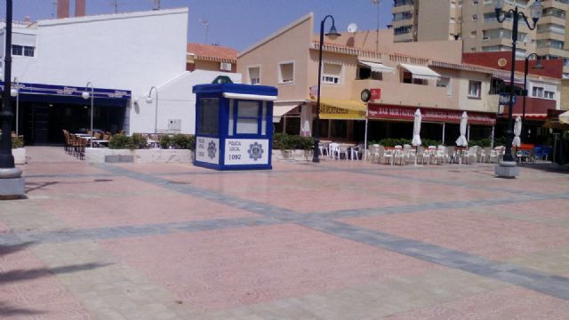 La Policía Local de Cartagena habilita un punto de atención al ciudadano en la Plaza Bohemia
