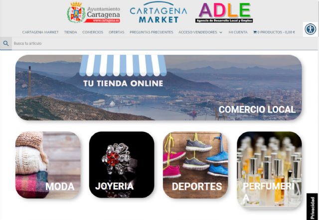 Cerca de 3.600 usuarios visitan la plataforma online Cartagena Market en su primera jornada