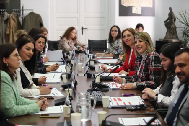 La alcaldesa de Cartagena preside la primera Comisión de la FEMP Contra la Violencia de Género y se reúne con la ministra de Igualdad