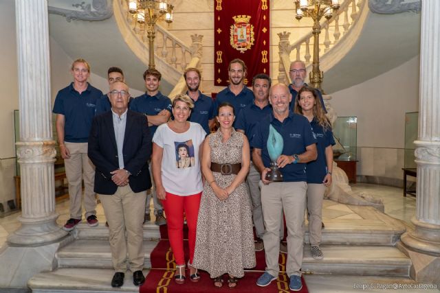 Los campeones de la Copa del Rey de Vela, agasajados en el Palacio Consistorial