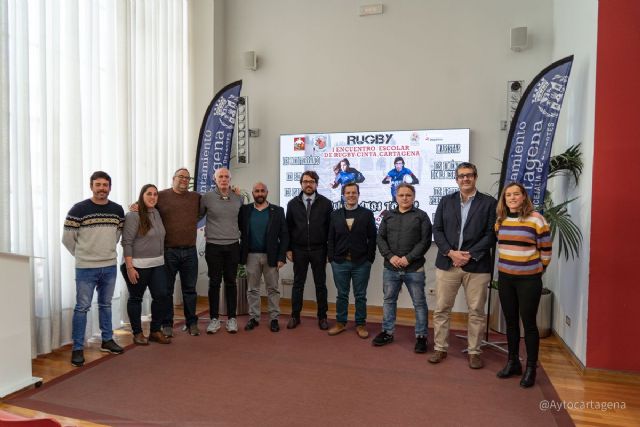 El programa ADE organiza el I Encuentro Escolar de Rugby-Cinta de Cartagena