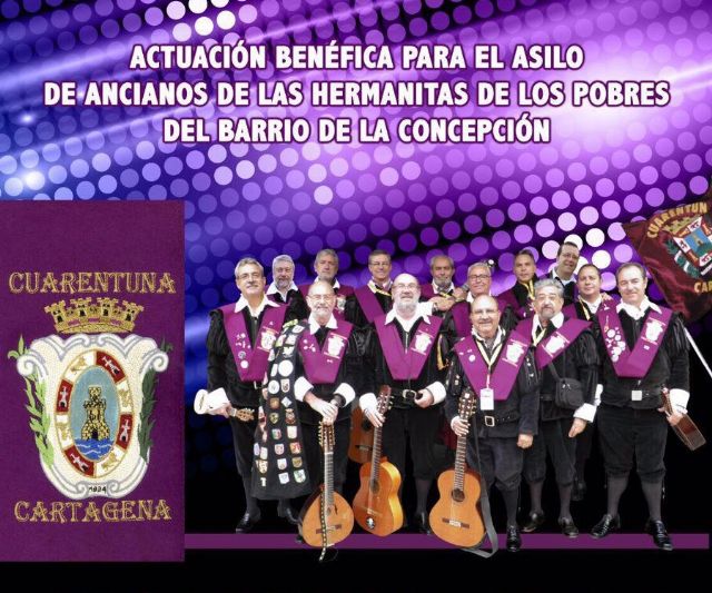 La Cuarentuna de Cartagena actúa esta noche en favor de las Hermanitas de los Pobres
