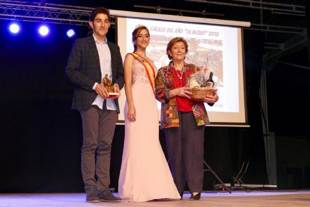 Antonia Domenech y Andrés Mesa, Galileos del Año junto a Ángel Conesa, ganador del premio Arado de Oro en Pozo Estrecho
