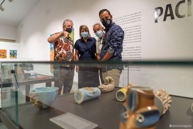 El Museo Arqueológico de Cartagena acoge ´Pacíficos´, la muestra de Ángel Mateo Charris para La Mar de Arte